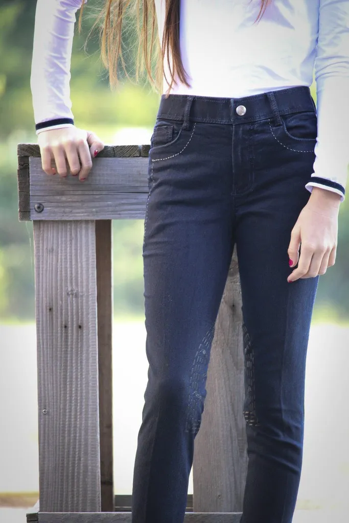 Pantalon Pénélope Jean pour l'Equitation