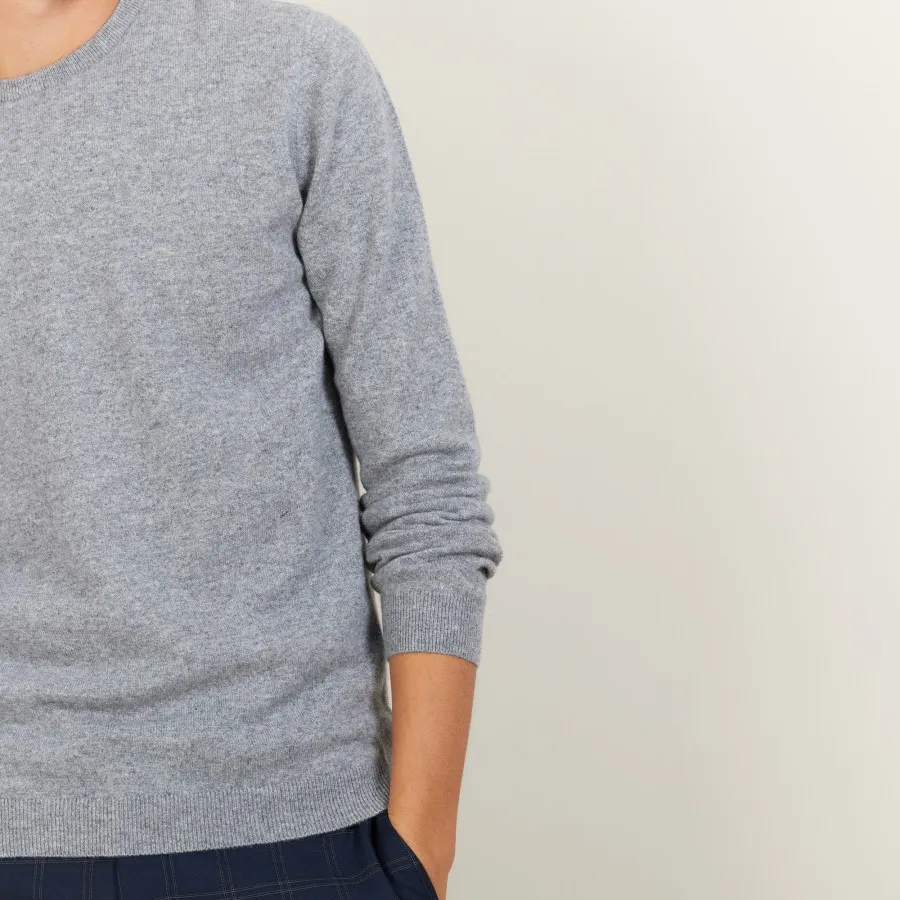 Pull col rond en cachemire - Evain