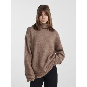 Pull en maille marron Sia | 3 Suisses