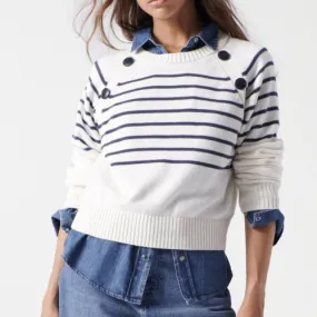 Pull marinière Salsa pour femme