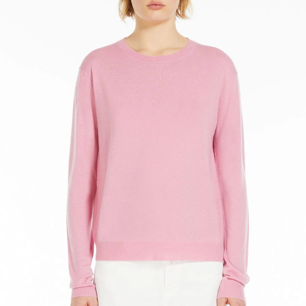 Pull Rose en Laine et Cachemire