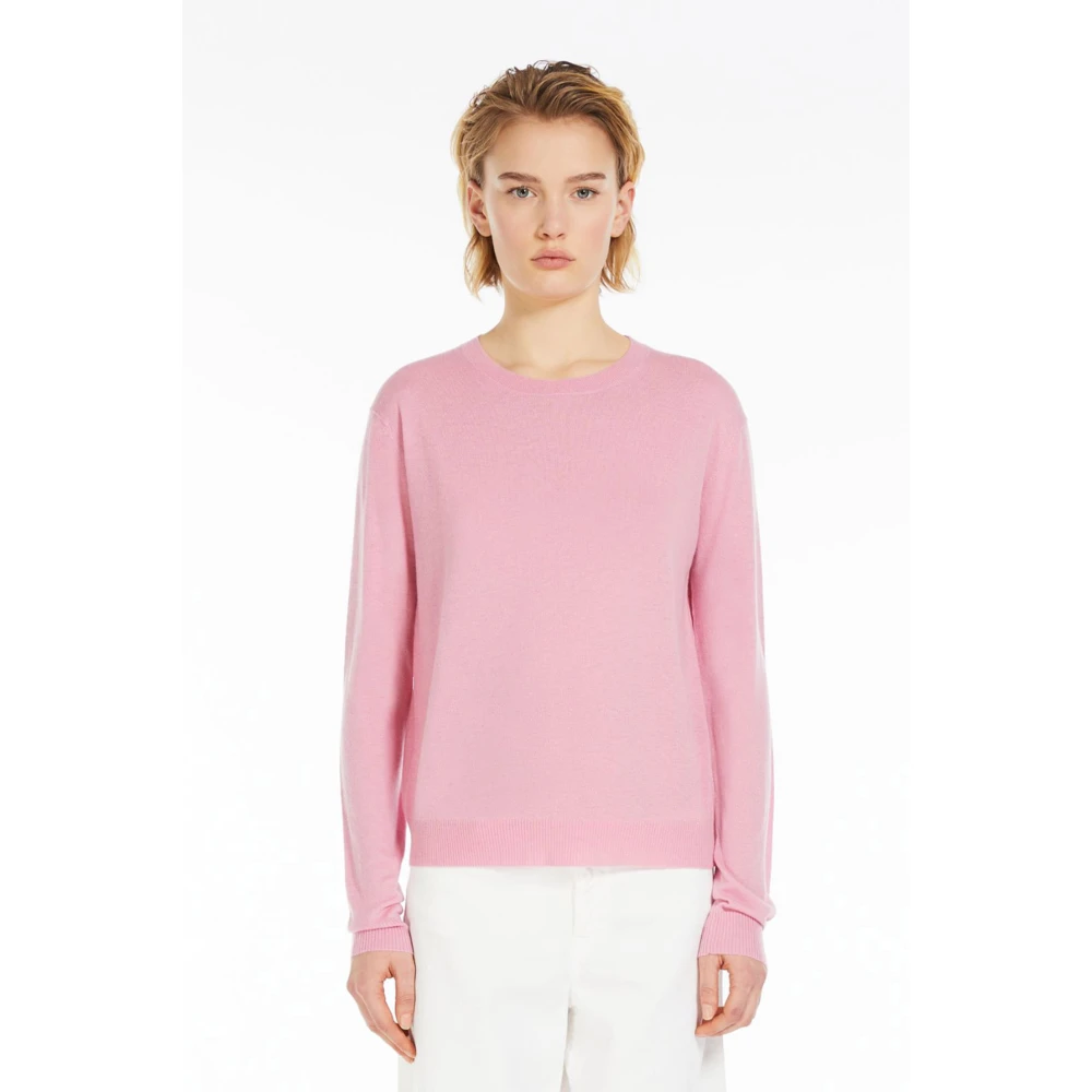 Pull Rose en Laine et Cachemire