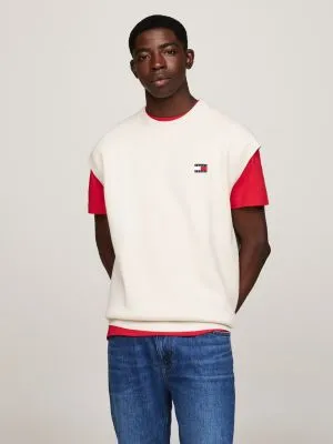 Pull sans manches Tommy Badge | BEIGE | Tommy Hilfiger