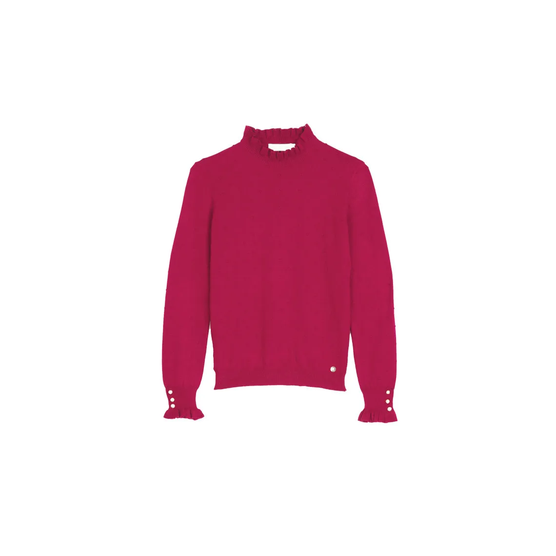 Pull SOLFERINOS - Framboise en viscose | 3 Suisses