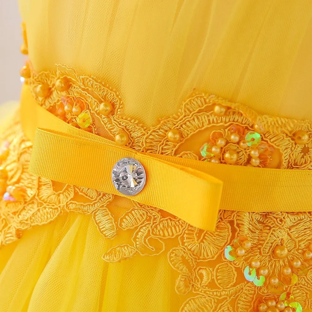 Robe Bébé Jaune