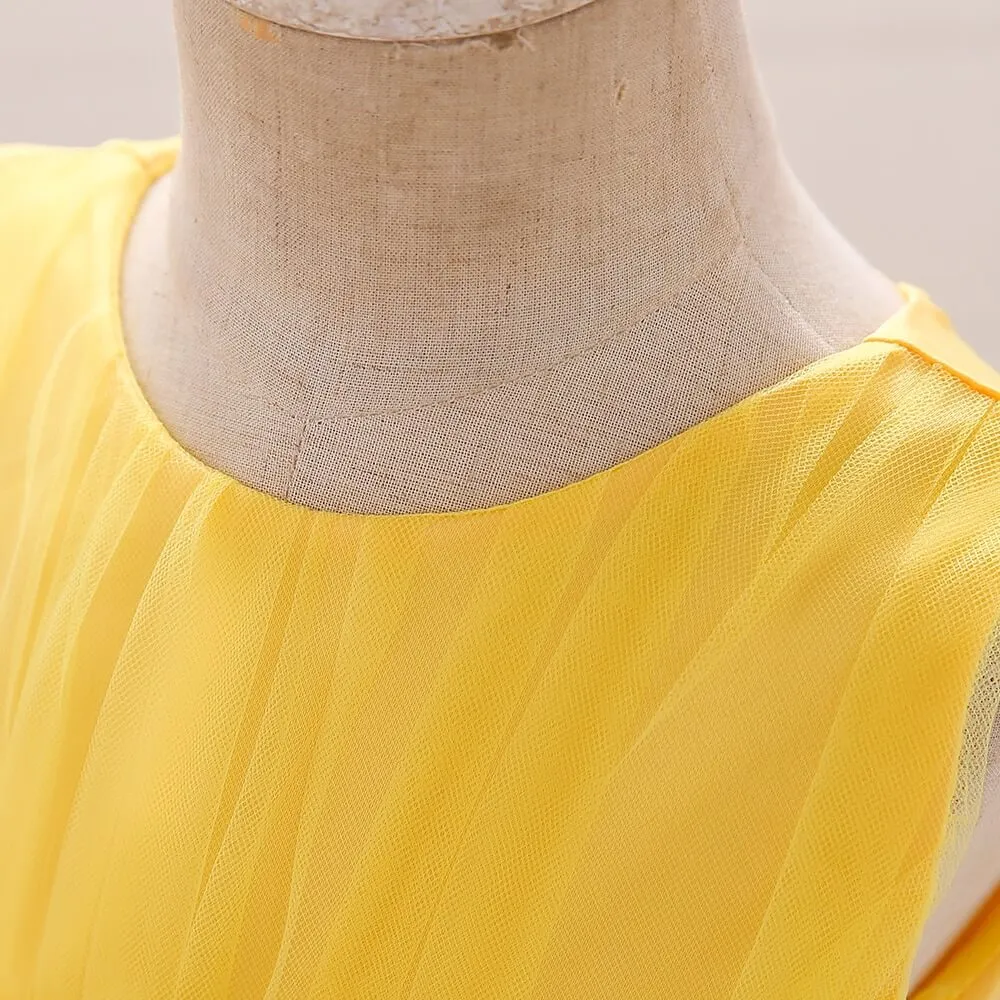 Robe Bébé Jaune