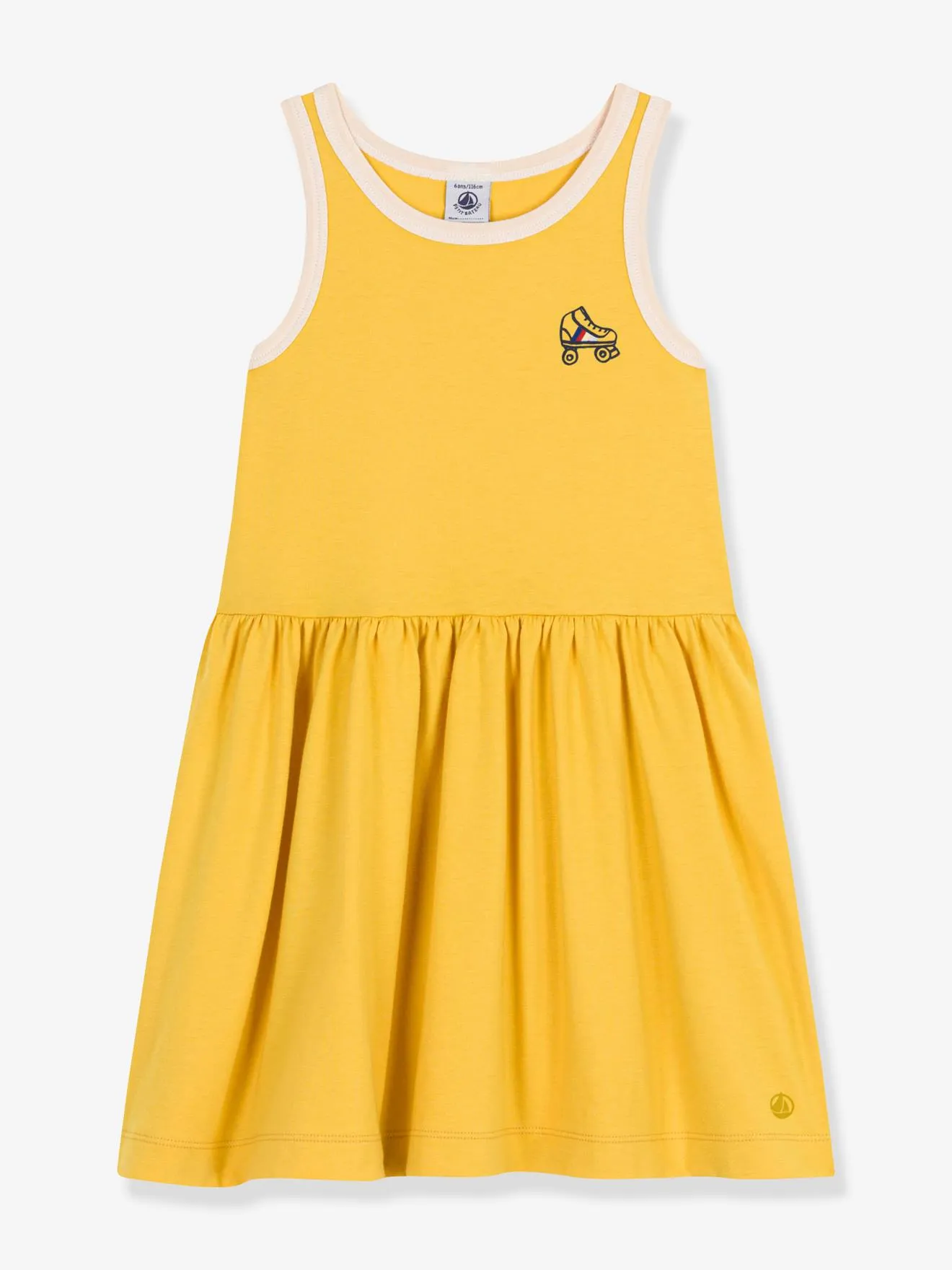 Robe sans manches PETIT BATEAU jaune - Petit Bateau