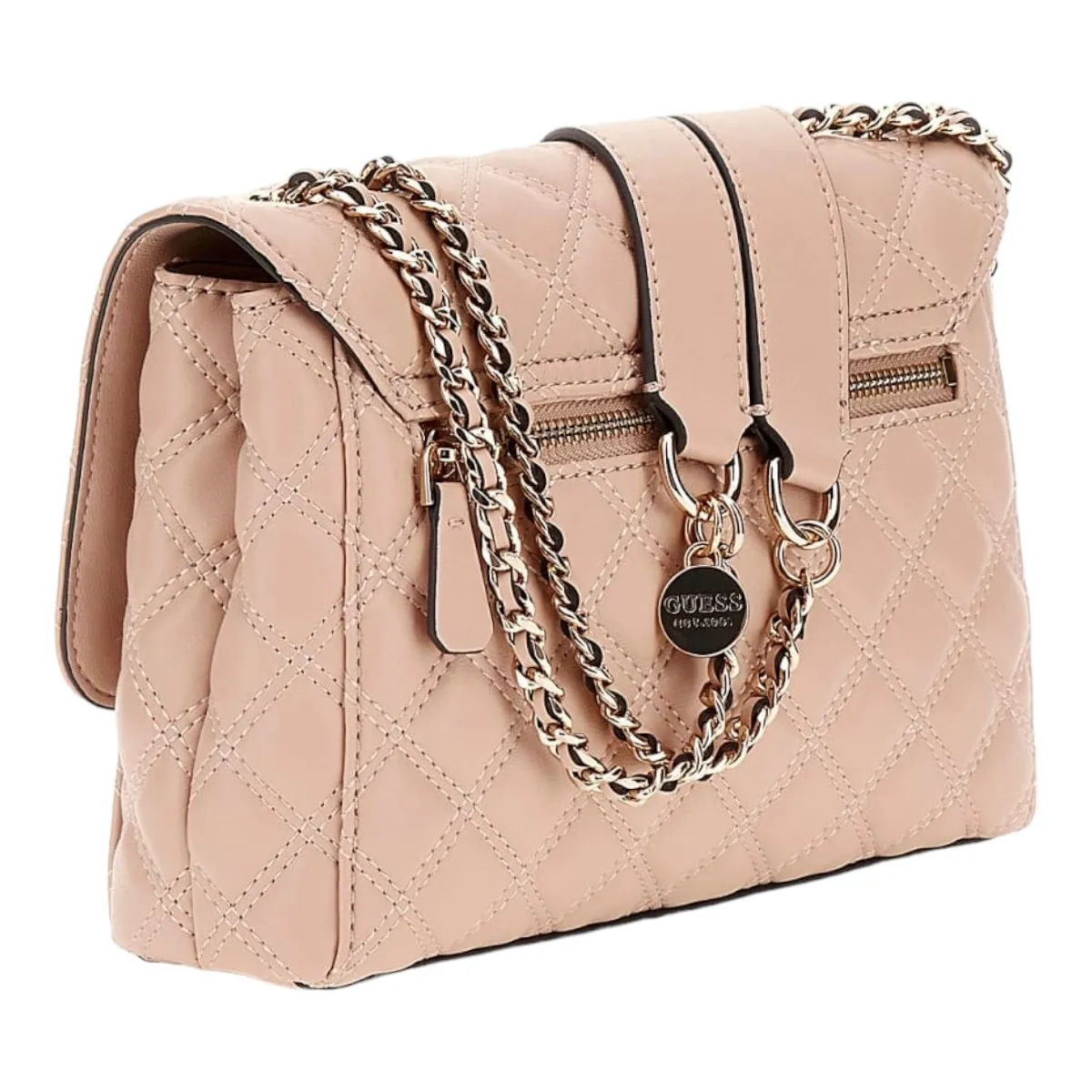 Sac a main  Guess giully 2 cmprtmnt cnvrtble flp beige