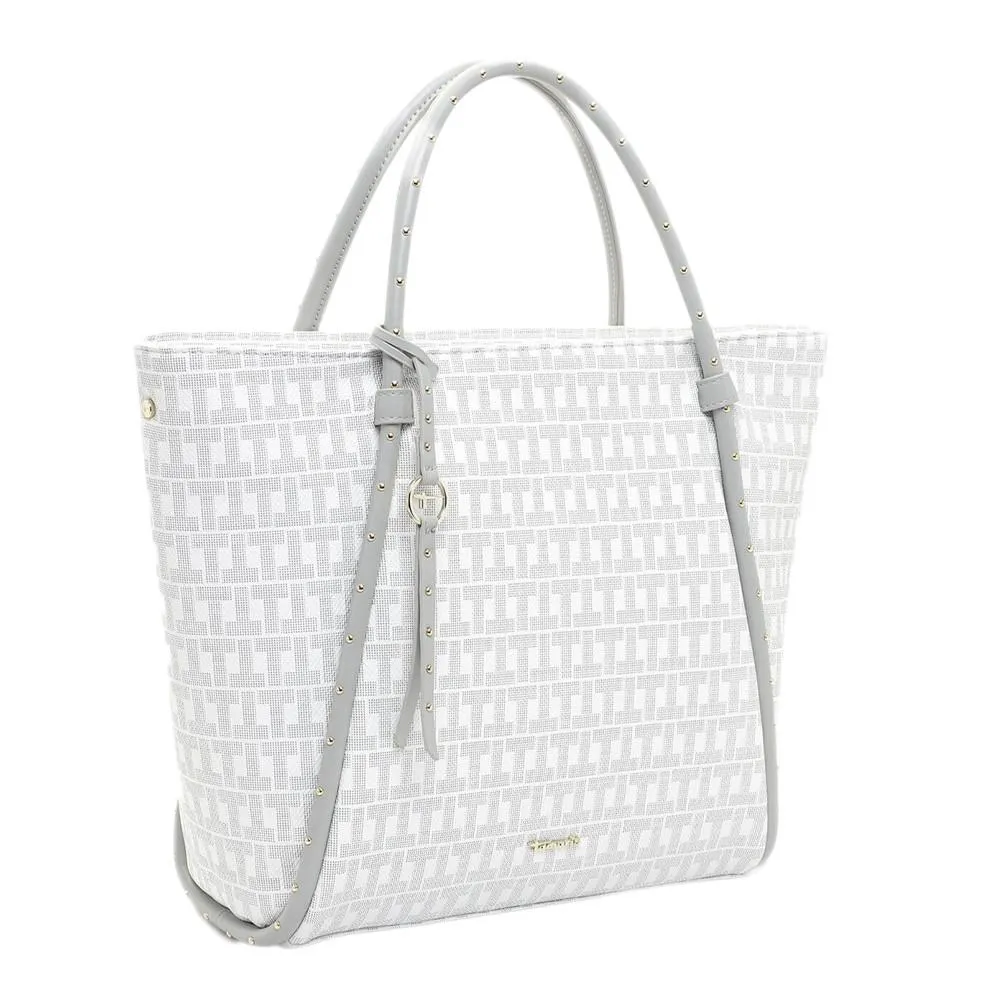 Sac Cabas Blanc/Gris Femme Tamaris Linn