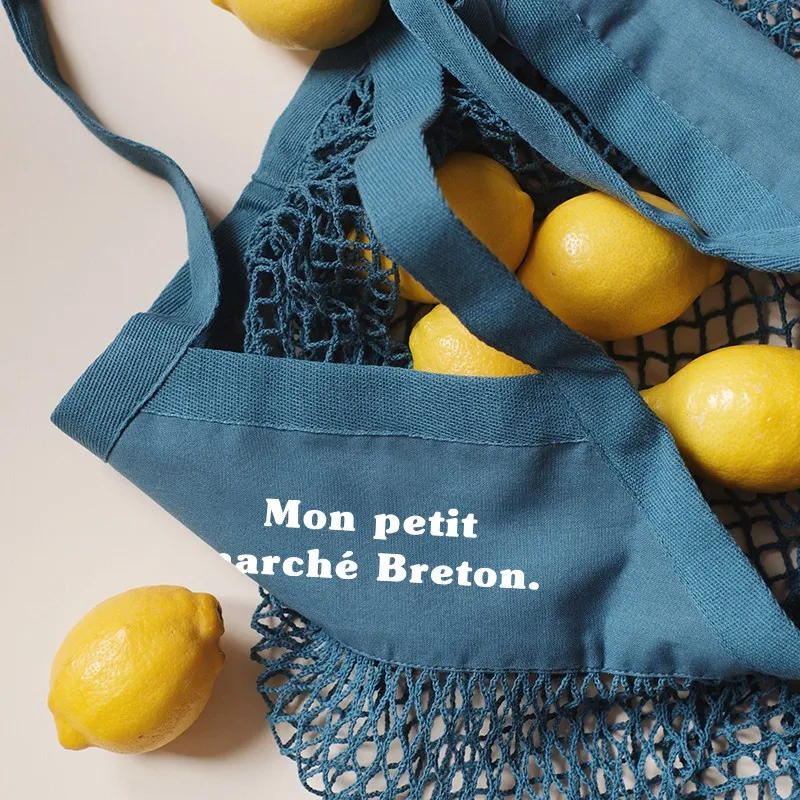 Sac filet Mon petit marché Breton