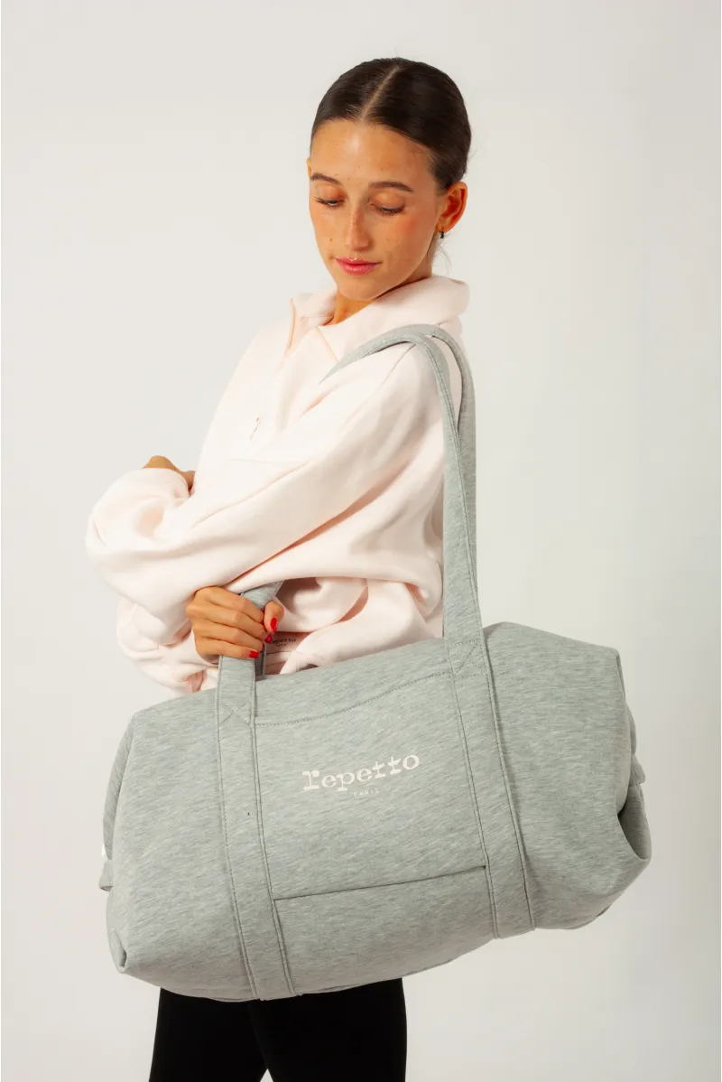 Sac Repetto grand polochon gris chiné