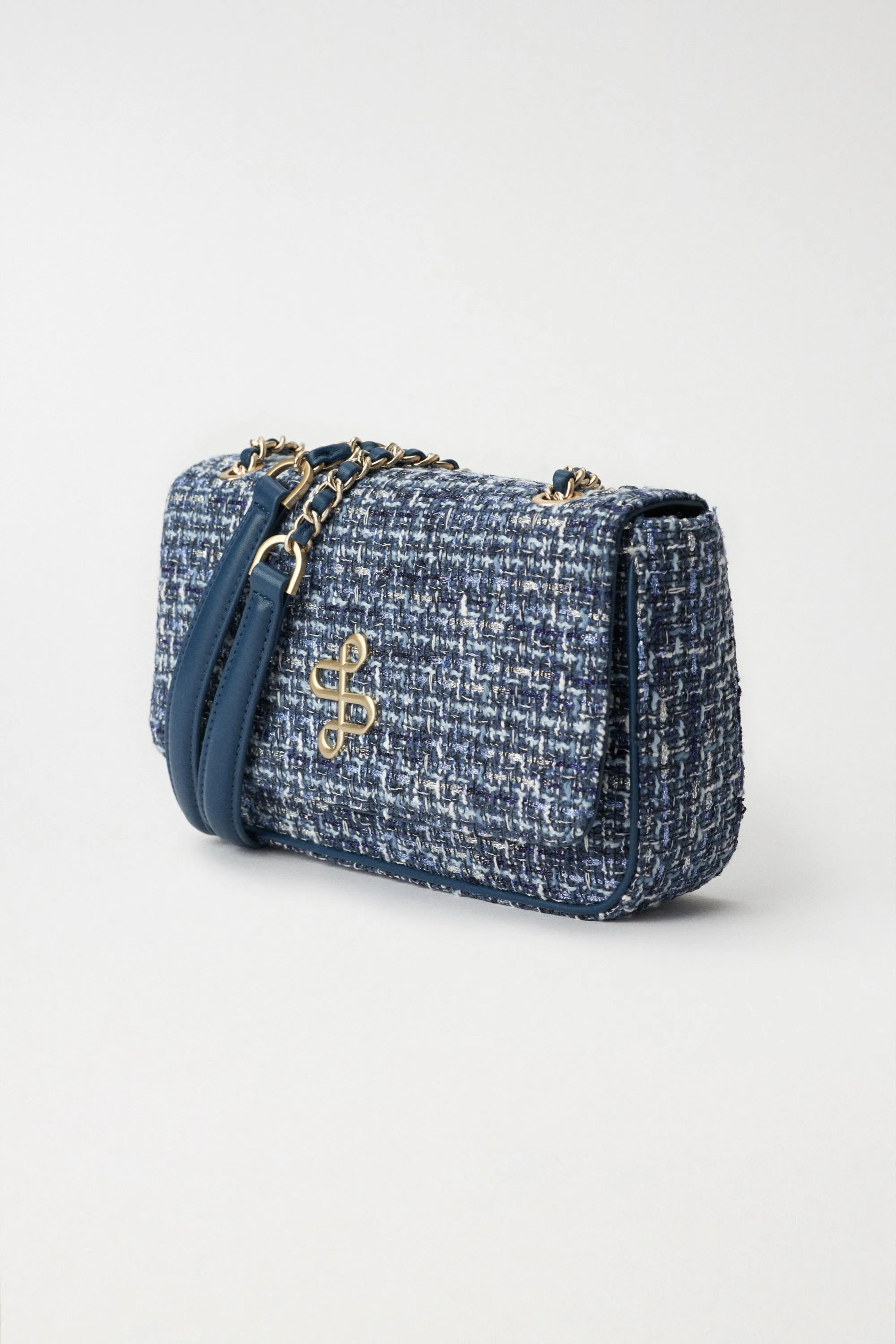 SAC TWEED, EFFET DENIM