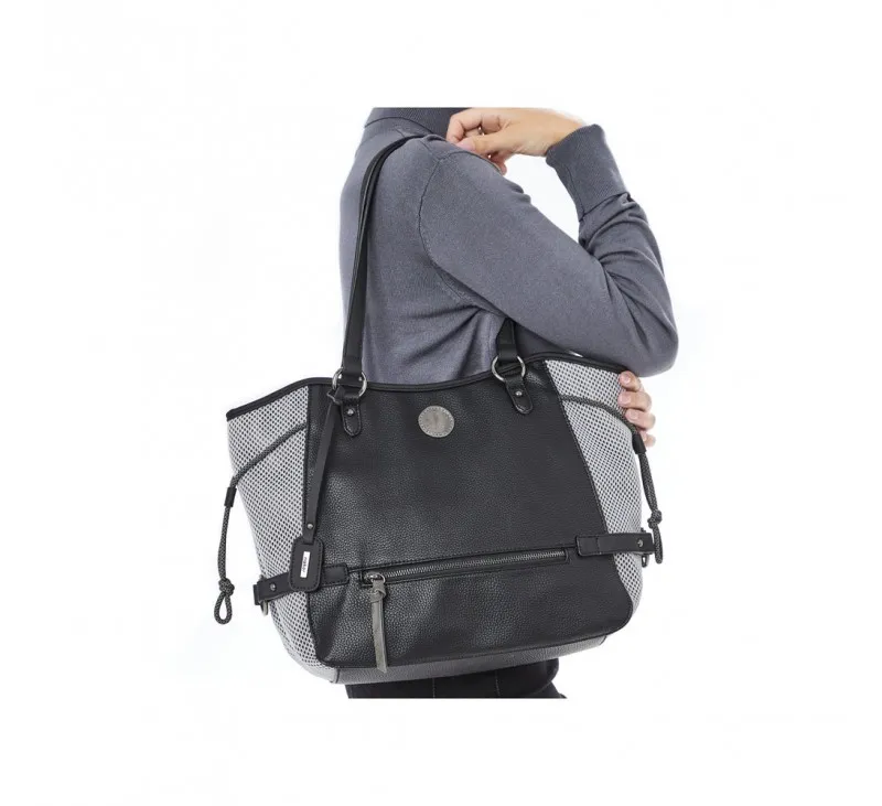 Sac à Main  Rieker H1066-00 Noir / Gris