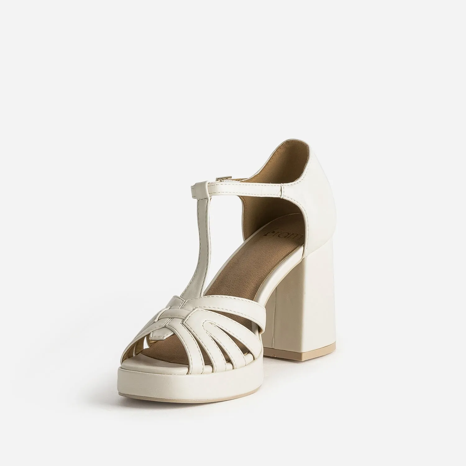 Sandale beige à talon  - Eram Femme | ERAM