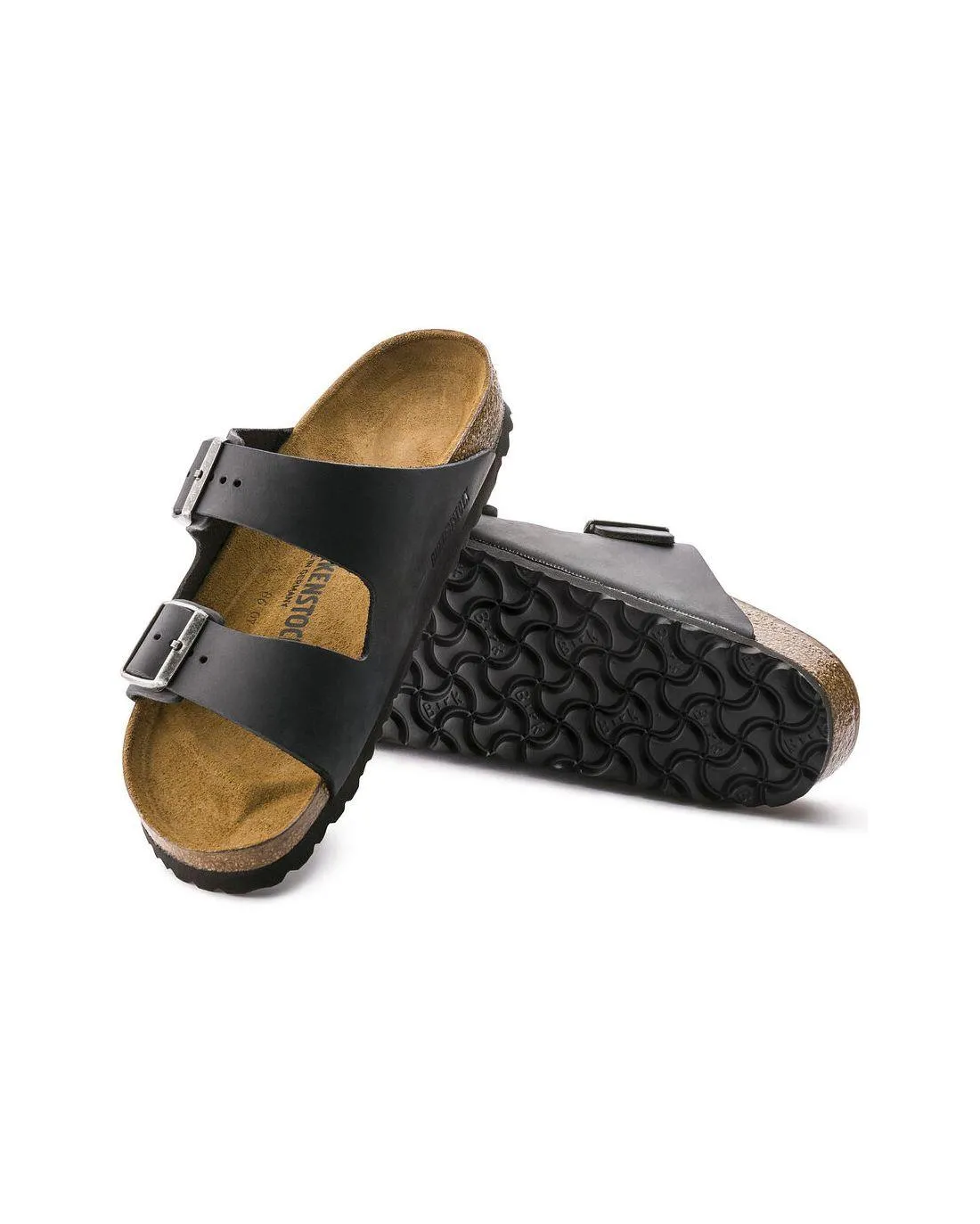 SANDALES ARIZONA CUIR HUILE BLACK - Birkenstock | Chez Maman Rouen