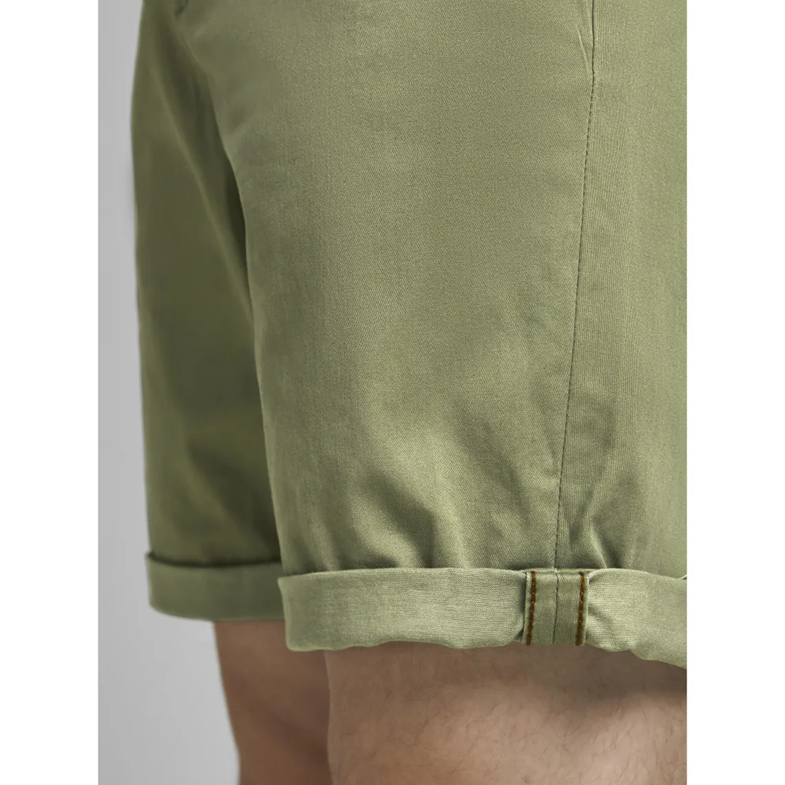 Short chino Regular Fit Vert foncé en coton | 3 Suisses