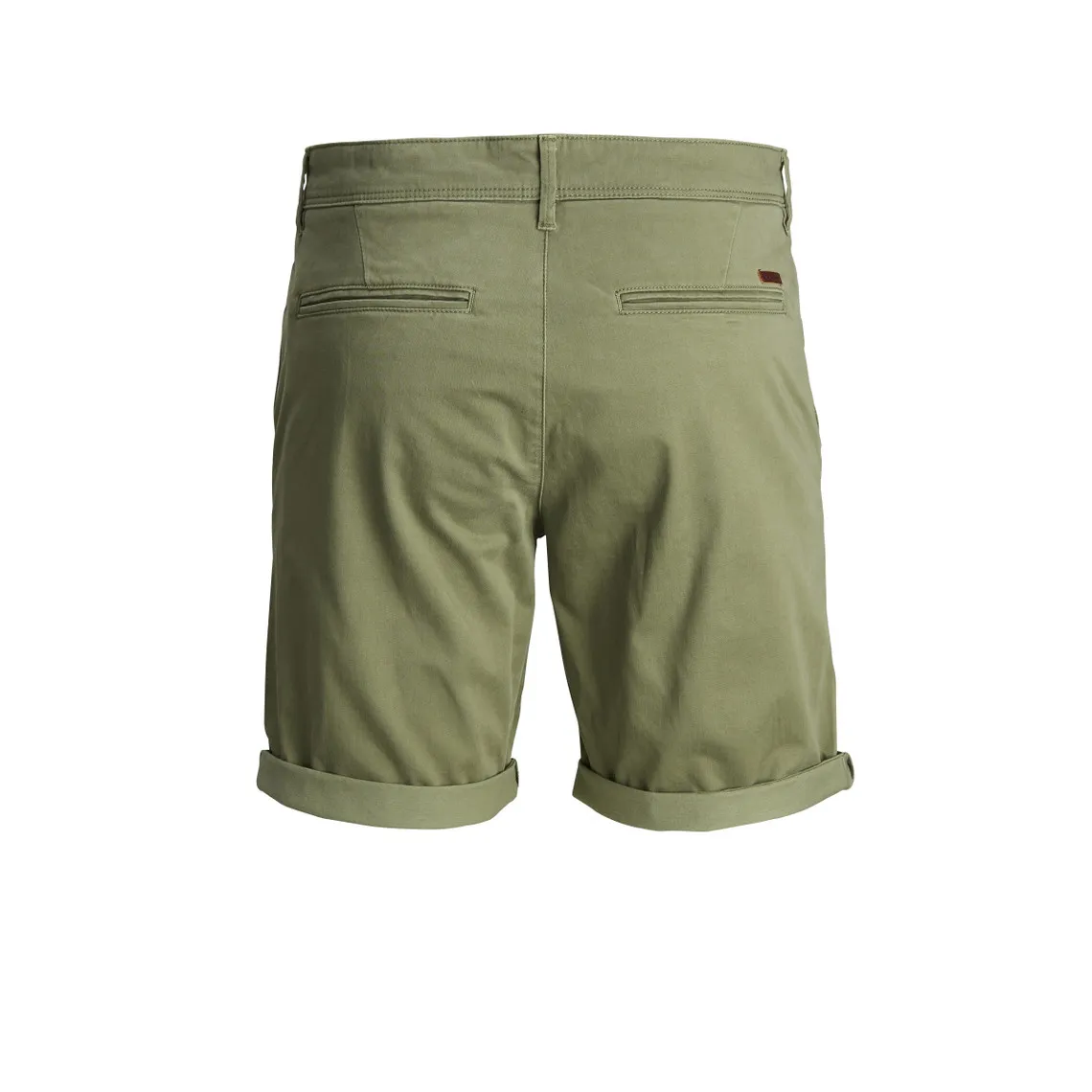 Short chino Regular Fit Vert foncé en coton | 3 Suisses