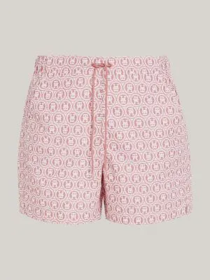 Short de bain mi-long TH Monogram | Blanc | Tommy Hilfiger