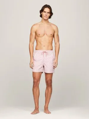 Short de bain mi-long TH Monogram | Blanc | Tommy Hilfiger