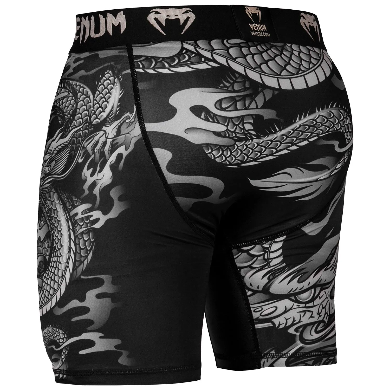 Short de compression Venum Dragon's Flight - Noir/Sable