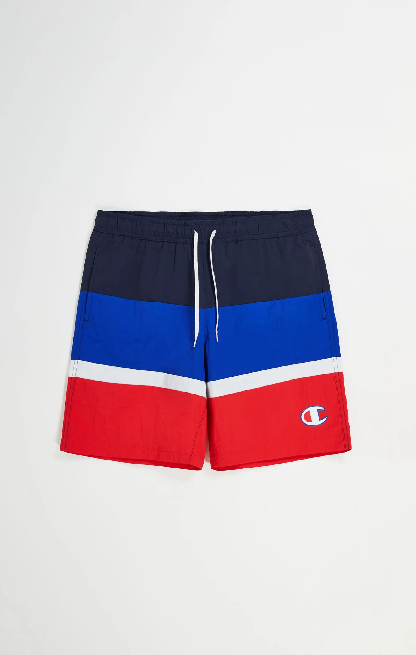 Short de plage multicolore en nylon froissé | Champion France