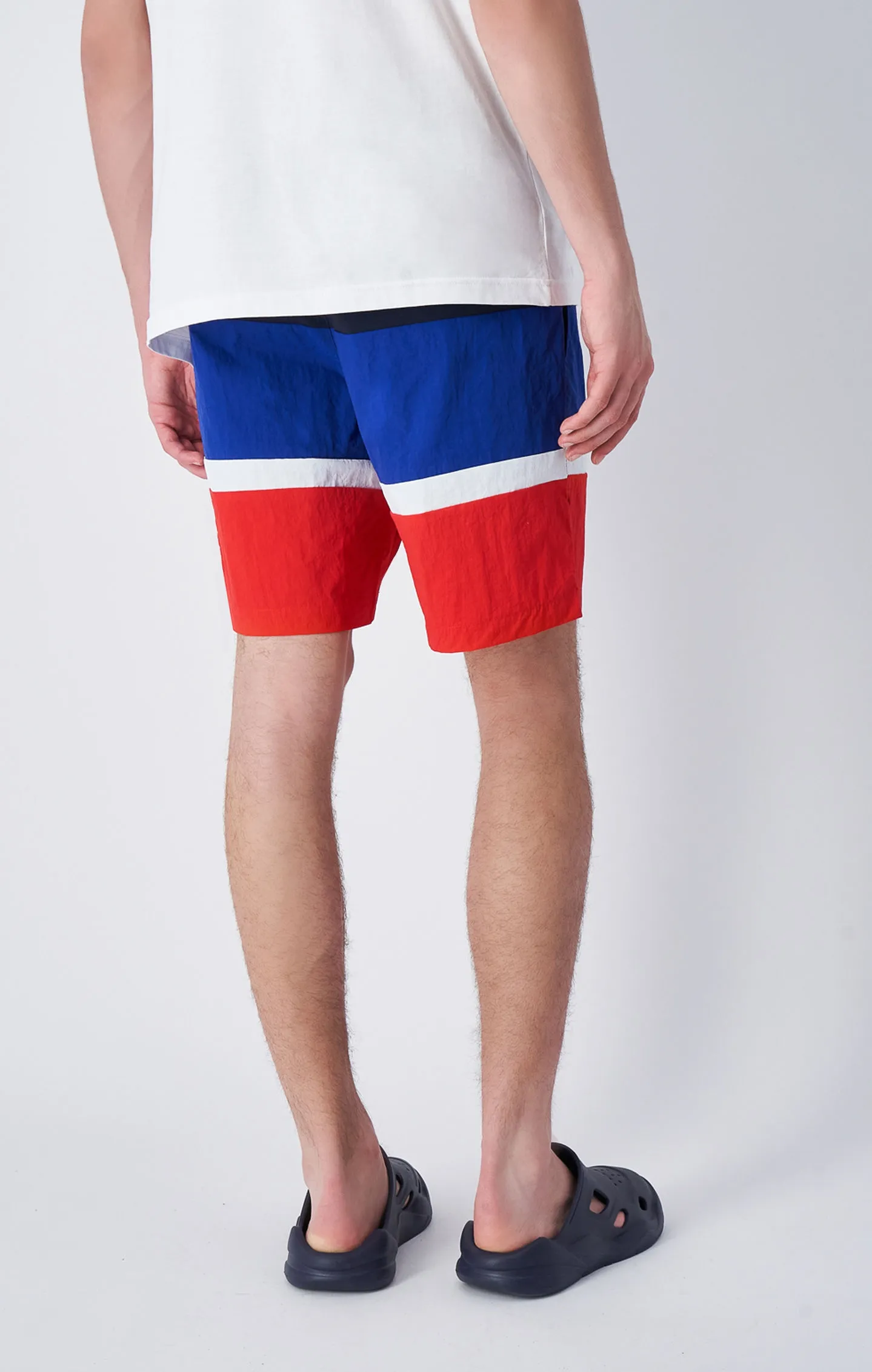 Short de plage multicolore en nylon froissé | Champion France