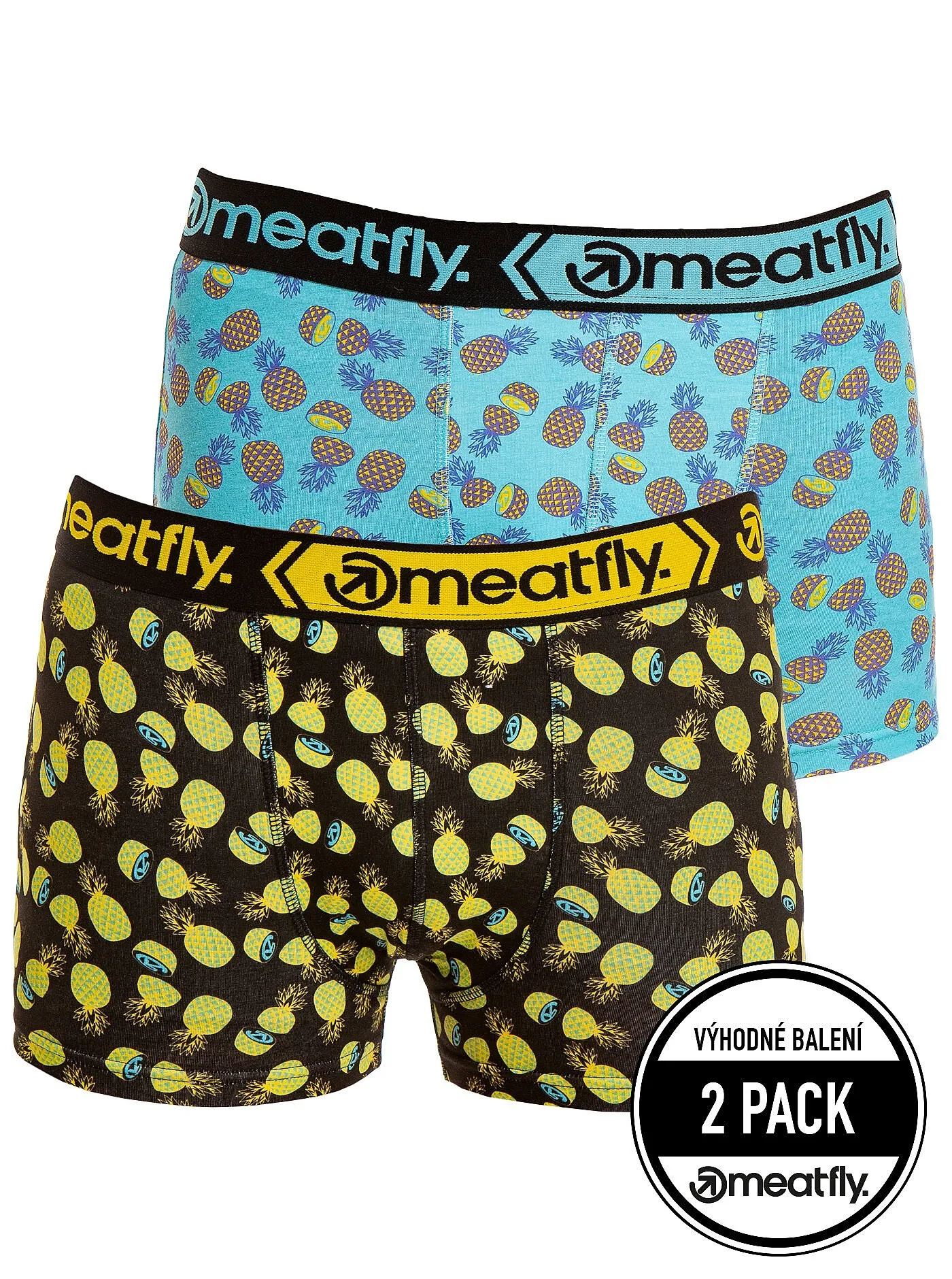 short Meatfly Balboa 2 Pack - Pineapple - men´s