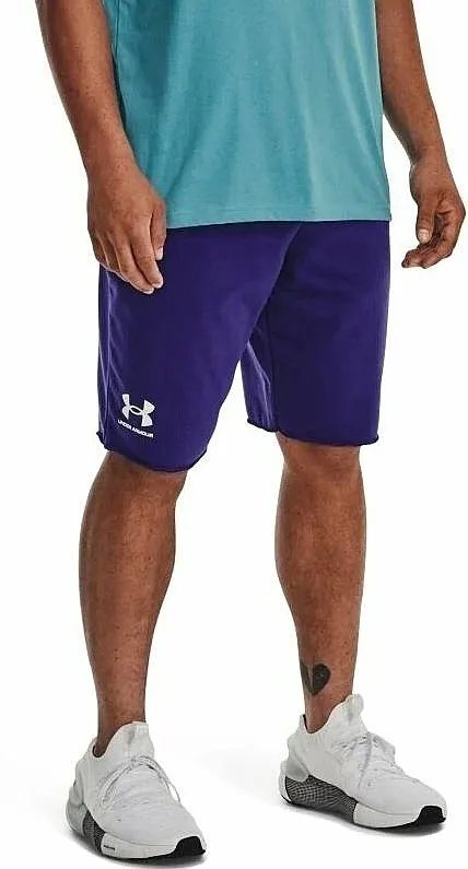 short Under Armour Rival Terry - 468/Sonar Blue/Onyx White - men´s