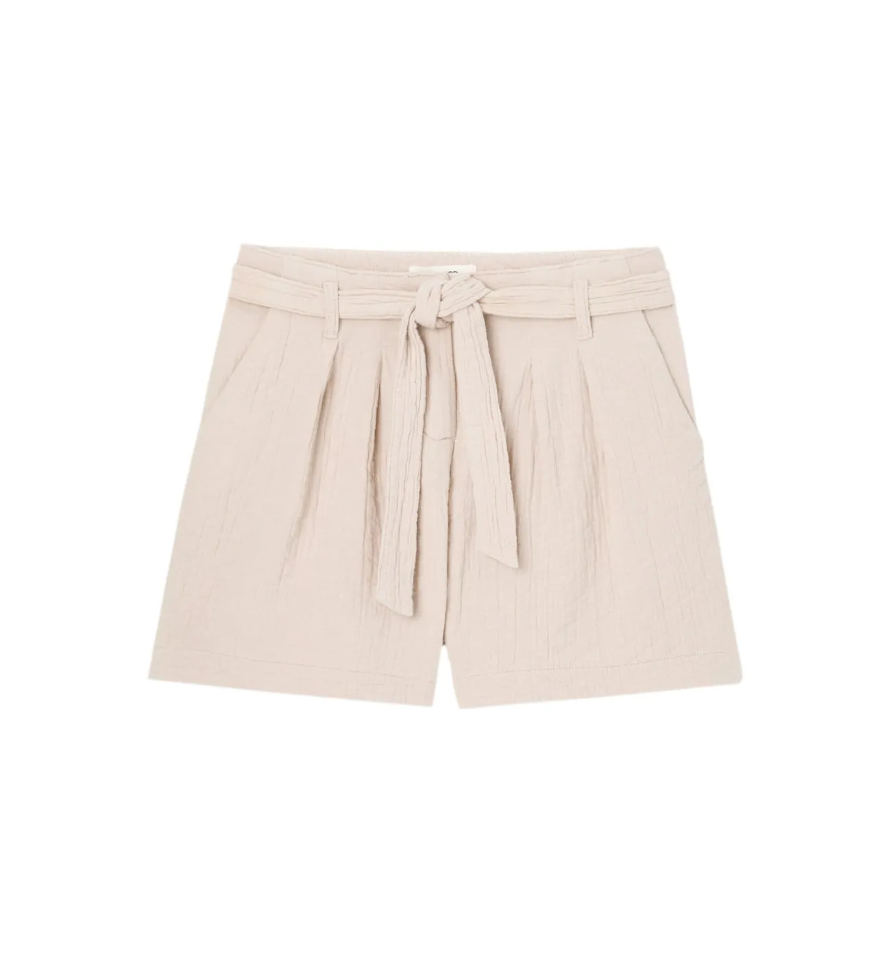 Short uni matelassé Femme - Beige