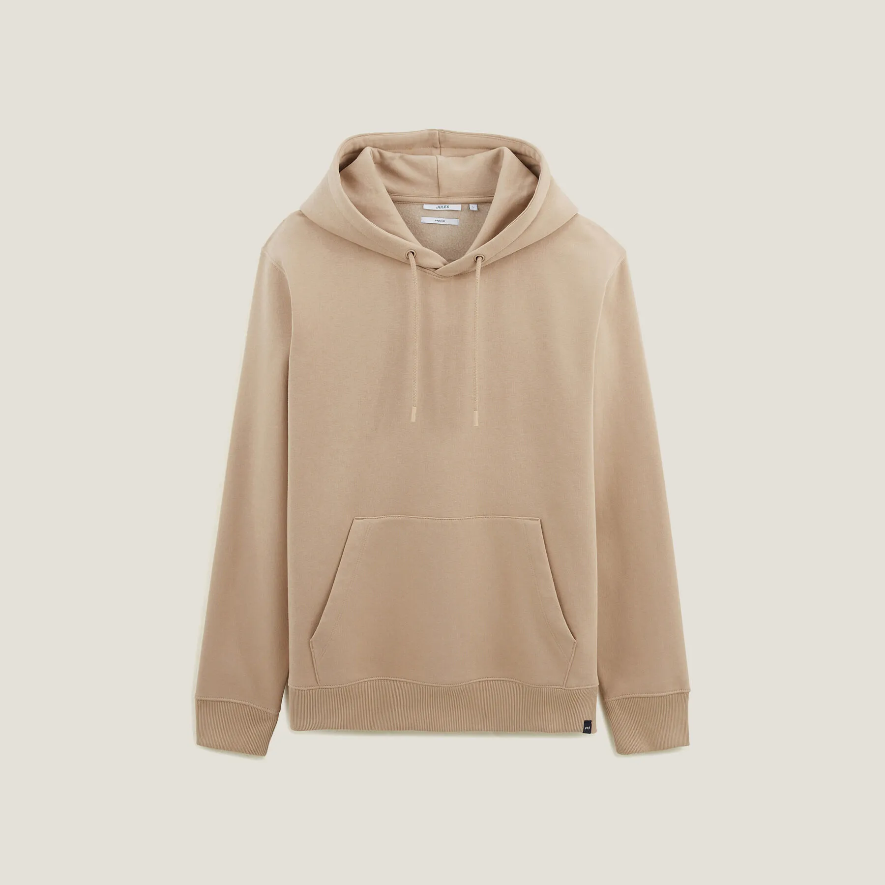 Sweat à capuche uni Beige | Jules