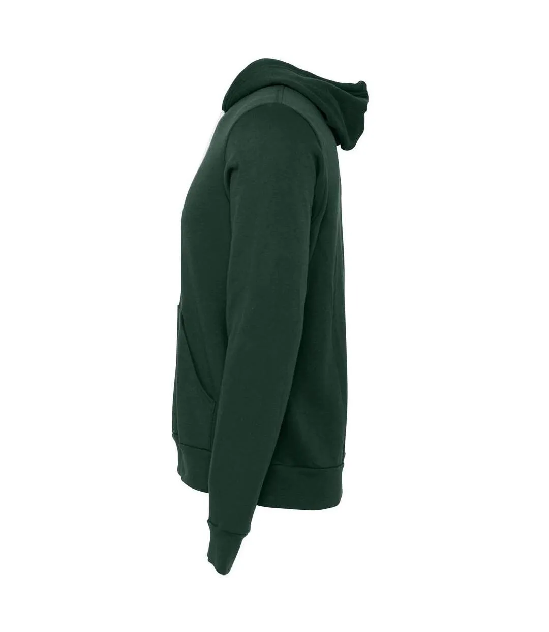 Sweat capuche unisexe vert forêt Bella + Canvas