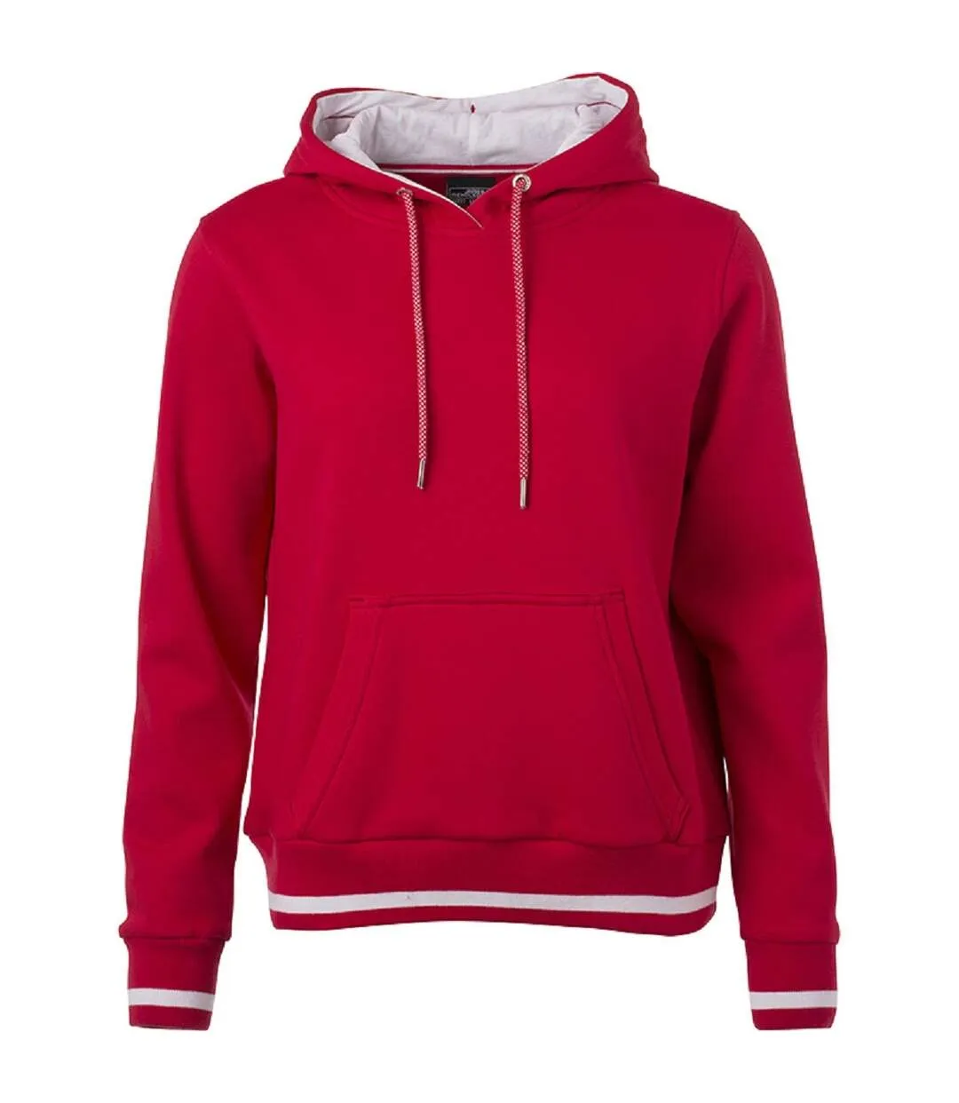 Sweat shirt à capuche femme - JN777 - rouge