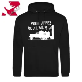 Sweat à capuche 7e Compagnie - Vous affez du à l'ail ?!