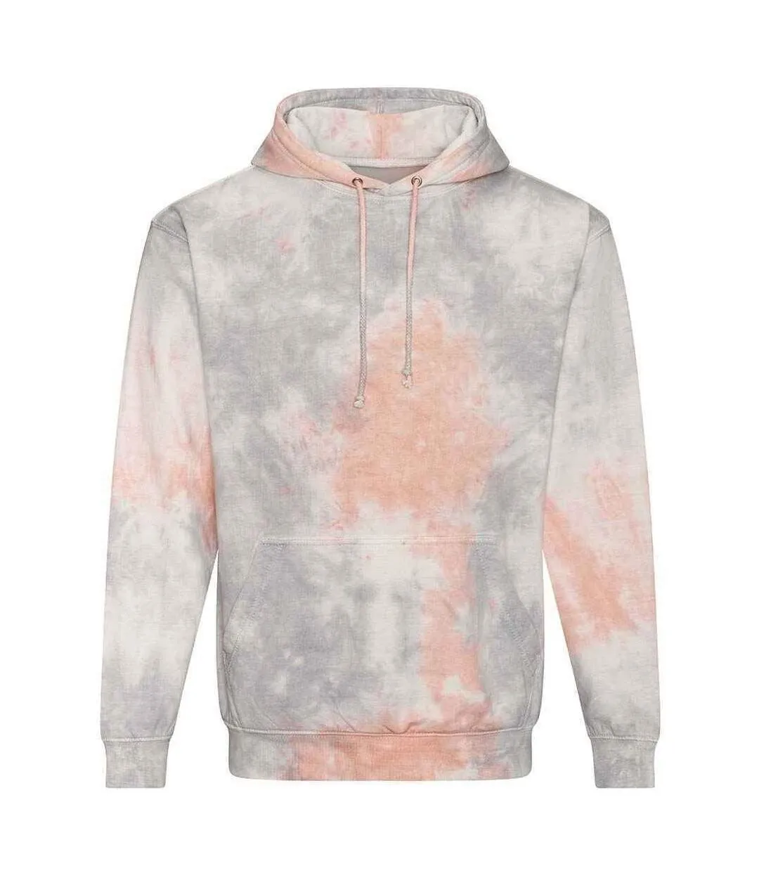 Sweat à capuche adulte gris / rose Awdis