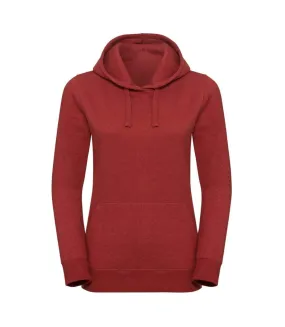 Sweat à capuche authentic femme rouge chiné Russell