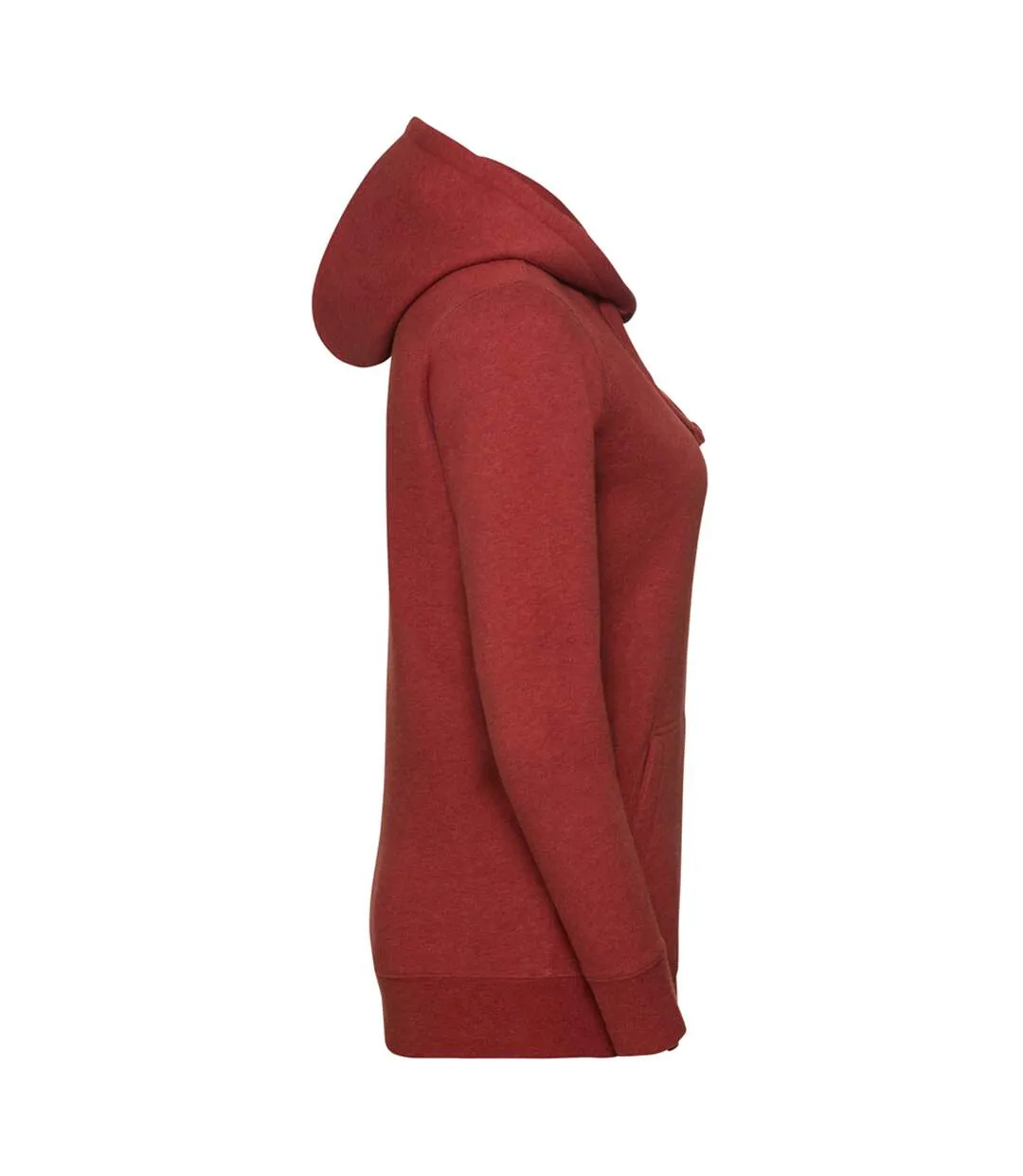 Sweat à capuche authentic femme rouge chiné Russell