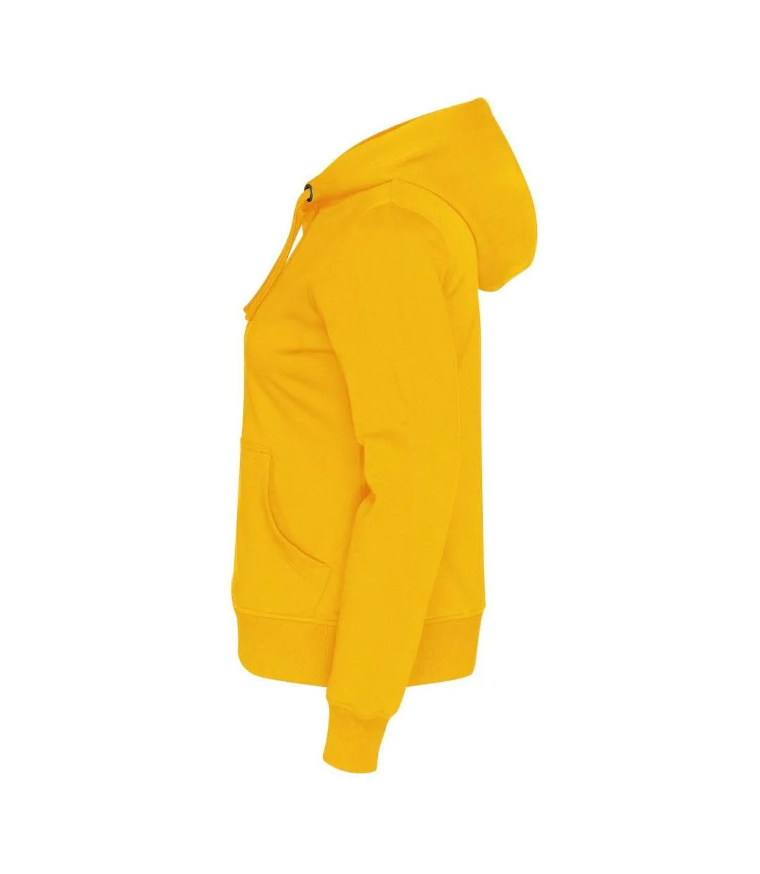 Sweat à capuche femme jaune Cottover