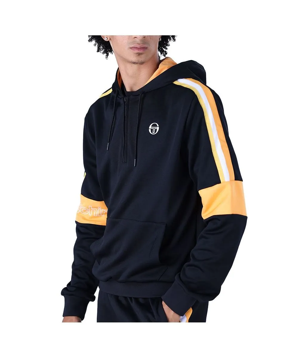 Sweat à capuche Homme CROSS TRACKTOP Noir