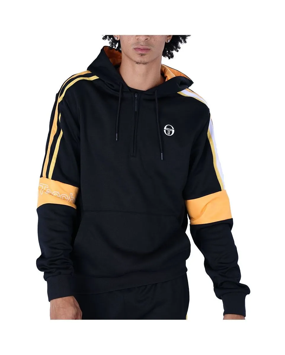 Sweat à capuche Homme CROSS TRACKTOP Noir