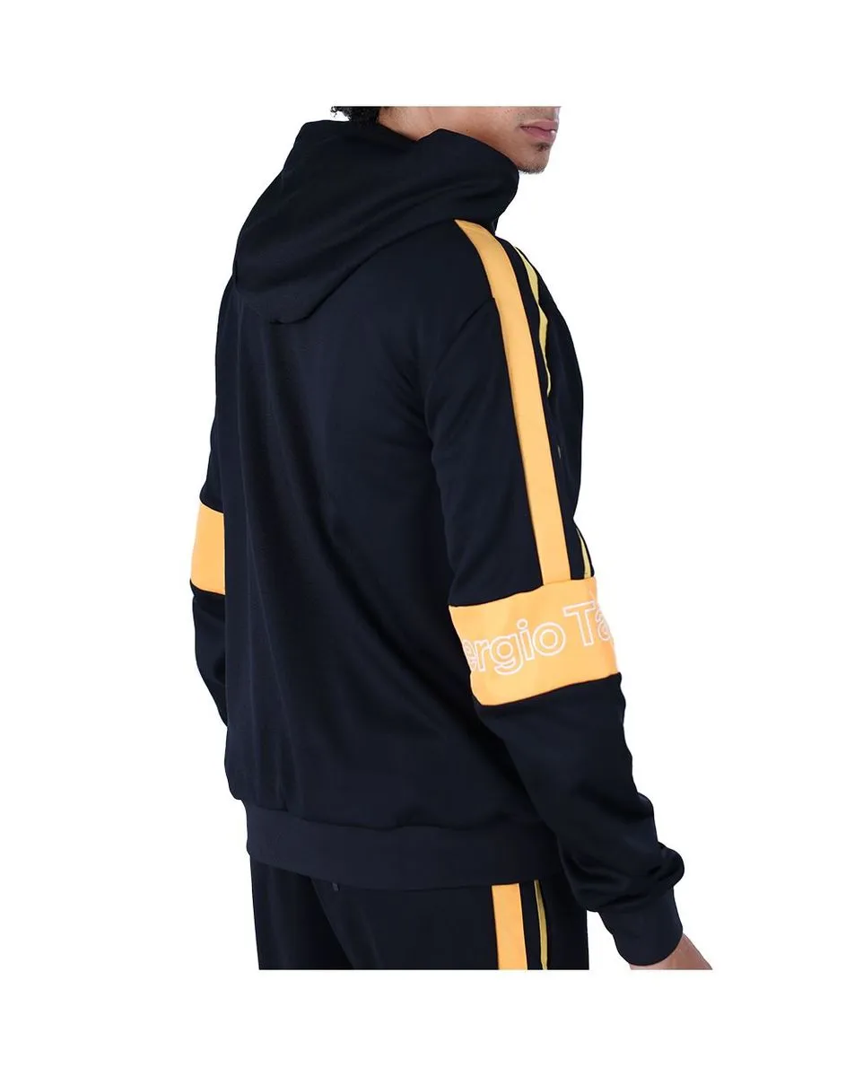 Sweat à capuche Homme CROSS TRACKTOP Noir