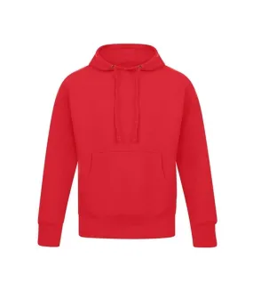 Sweat à capuche homme rouge Casual Classic