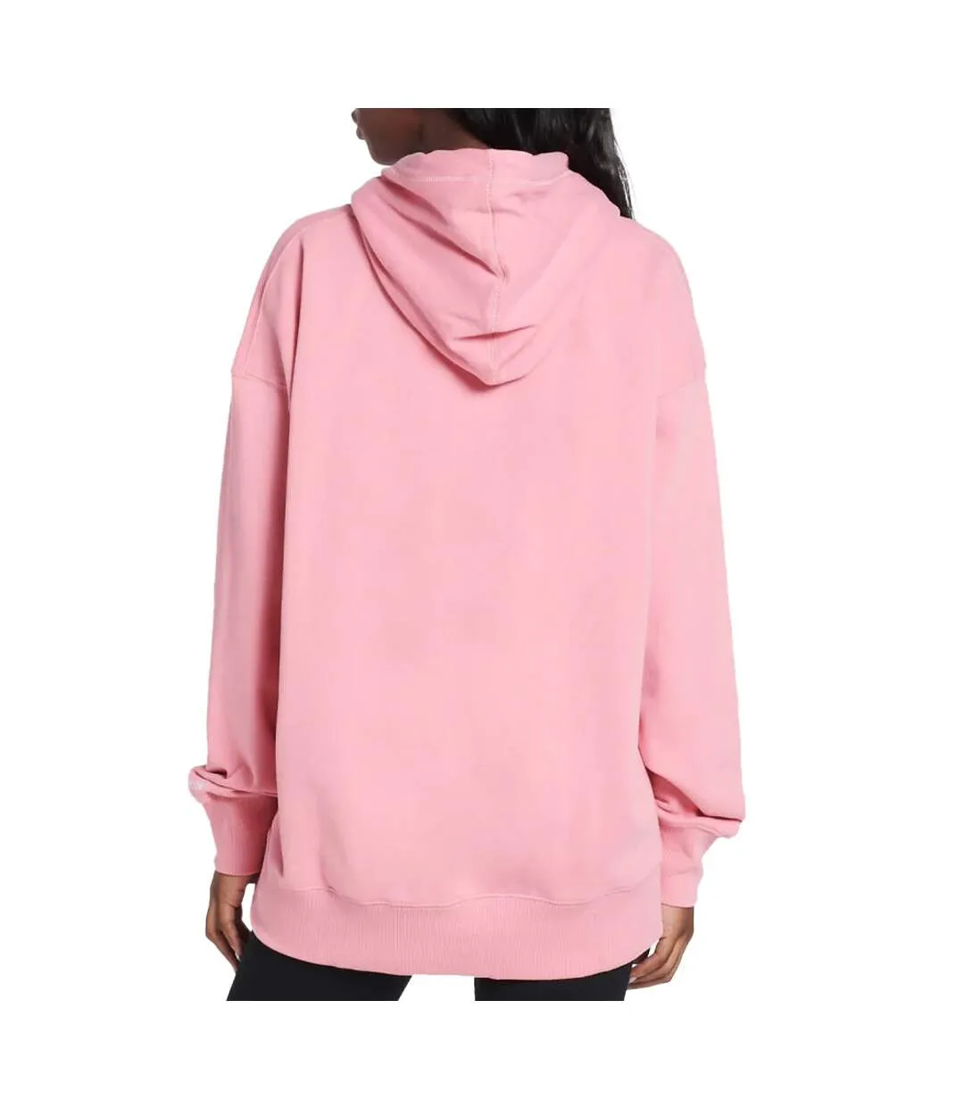 Sweat à capuche Rose Femme Superdry Code Logo