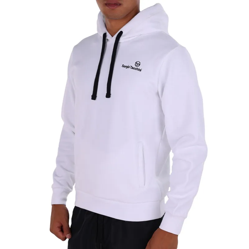 Sweat à Capuche Sergio Tacchini LOBBY Blanc