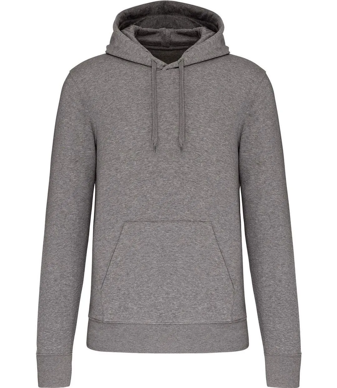 Sweat à capuche écoresponsable - Homme - K4027 - gris chiné