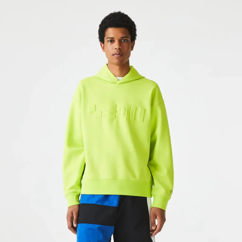 Sweatshirt à capuche homme loose fit Lacoste