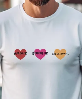 T-Shirt Amour bonheur Carcassonne