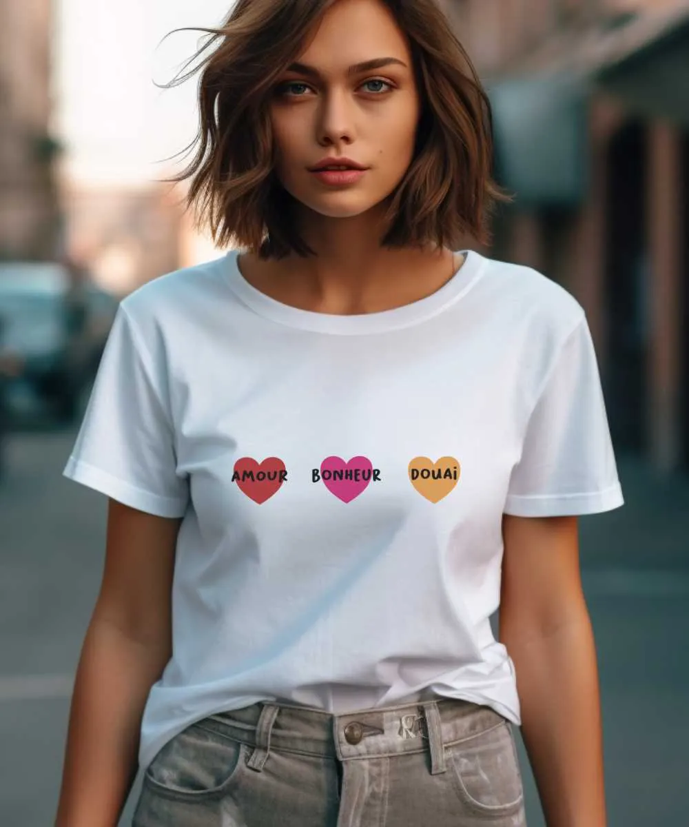 T-Shirt Amour bonheur Douai