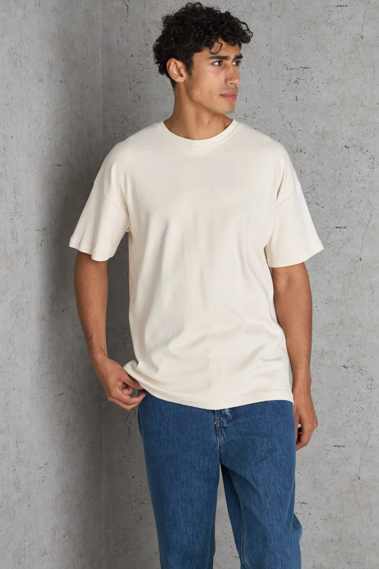 T-shirt basic beige