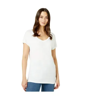 T-shirt femme blanc Maine