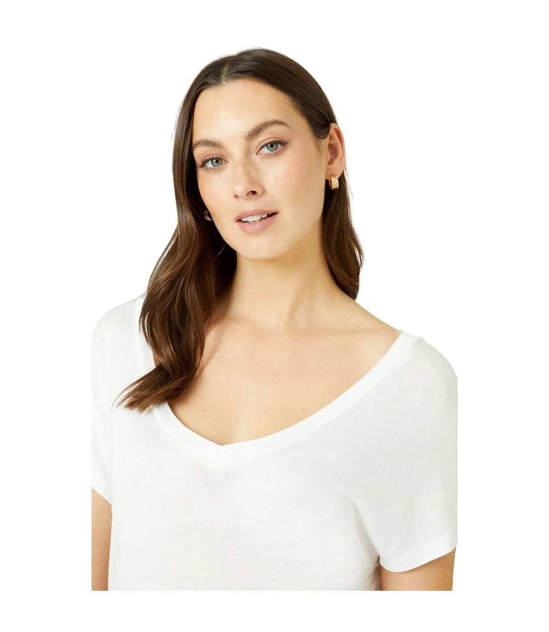 T-shirt femme blanc Maine